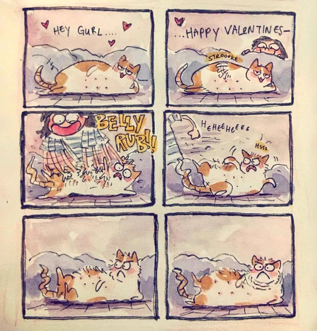 a message from my cat this Valentine's Day... ?? 