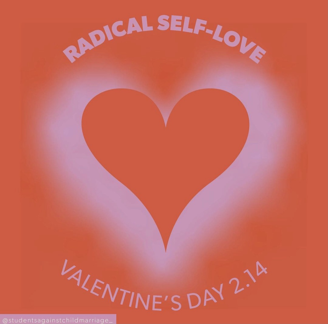 This #ValentinesDay, we encourage you to prioritize self-love! When advocating for a movement like ours, it is important to put your well-being at the forefront. 
A movement is only as strong as its members. Reply with ways you practice self-care/self-love!