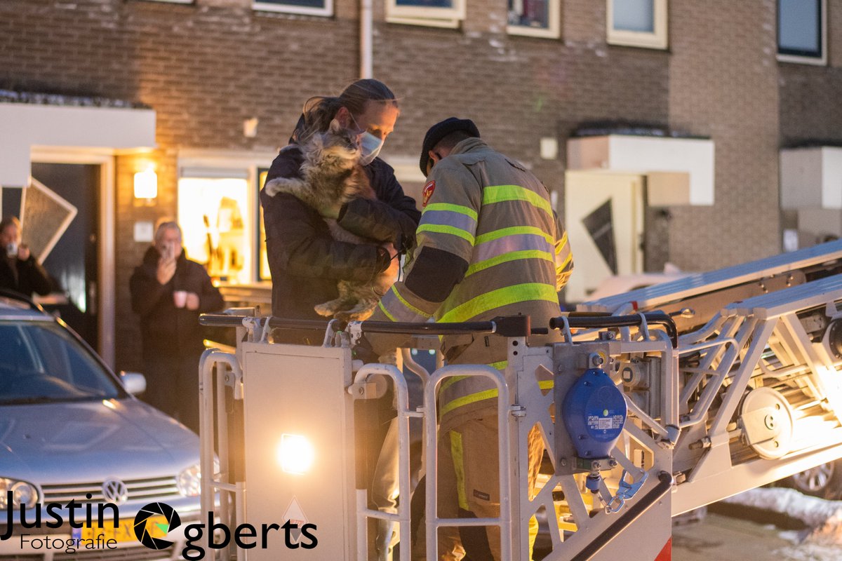 Melding brandweer Bottelroosweide Woerden