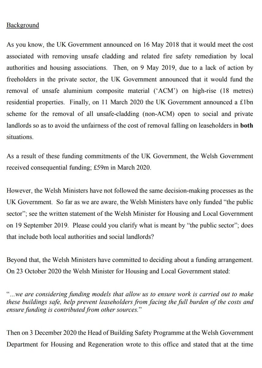 Wales Leaseholder Action Group Cymru WLAGC tweet media