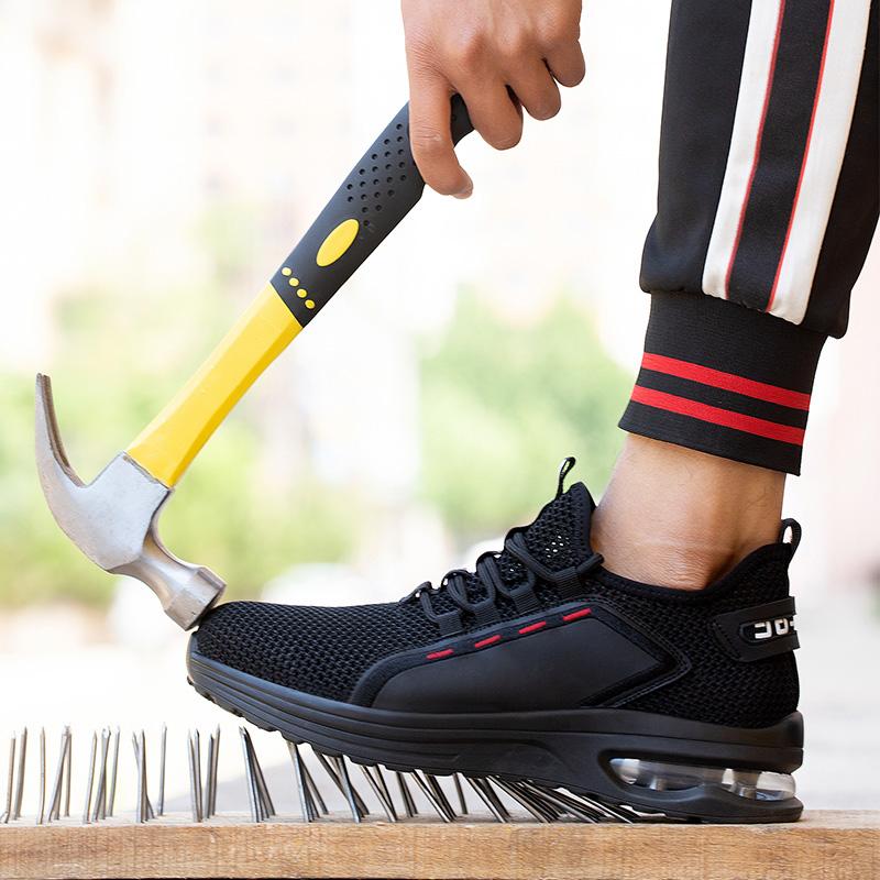 Rona Shoes Black Safety Boots Safety Boots Steel Toe Cap Work