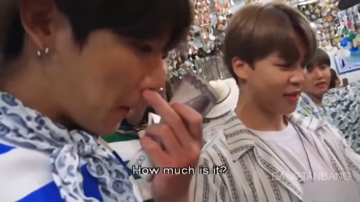 When jimin said he was so broke he couldn't afford a statue worth $12