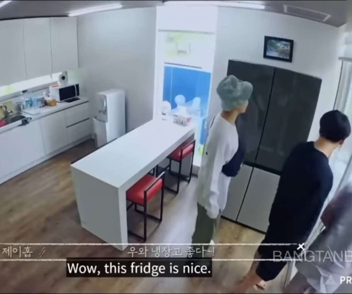 I bet he carried that fridge home on his back. Its especially funny when u remember he's literally an ambassador for Samsung