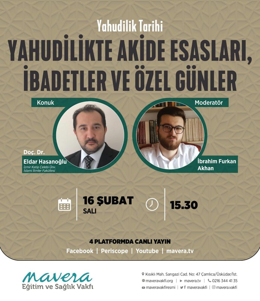 ahmetmargaz0707's tweet photo. @maveravakfi #yahudilik tarihi seminerleri
🎙️Doç. Dr. @Eldar_Hasanoglu
📝 Moderatör: @furkan_akhan
Yayın Linki:
https://t.co/Xcgi0lYmgP https://t.co/XPhCGaISw2
#onsöz #maimonides #yahve
#navi #roeh #malah #şeol
#talit #tefilin #efod #kudüs #mabed #kefaretgünü #pesah https://t.co/9d08b8gQKN