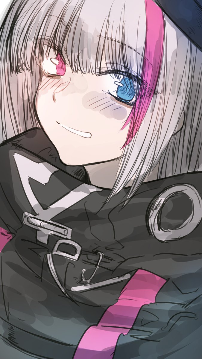 AK12(ドルフロ) 「白髪そんなに描いてない気付いた 」|児島領のイラスト