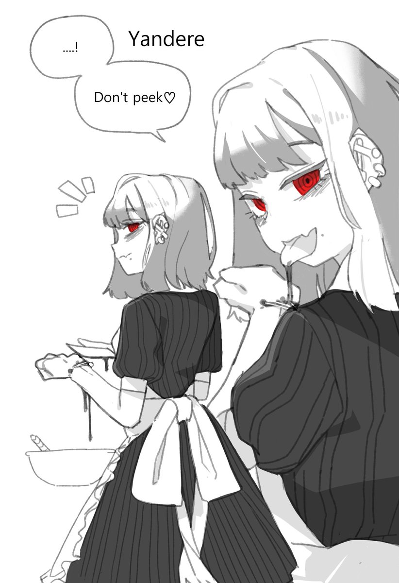 Anime Valentine's day with Maids 