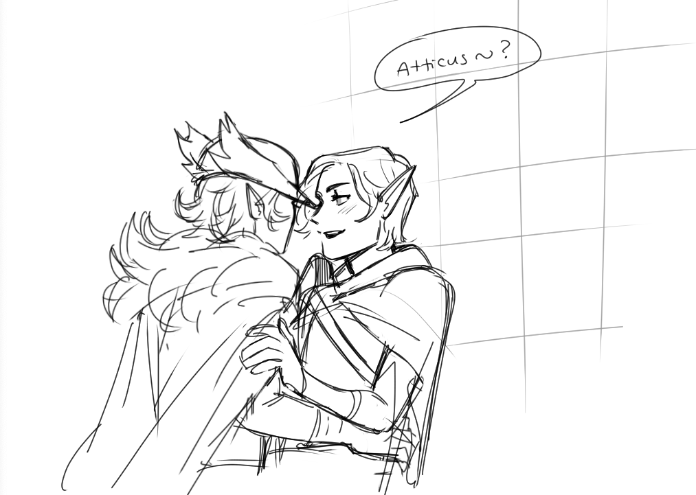 I forgot to share these doodles from one hell of a cliff hanger last Evoria session (1/2)