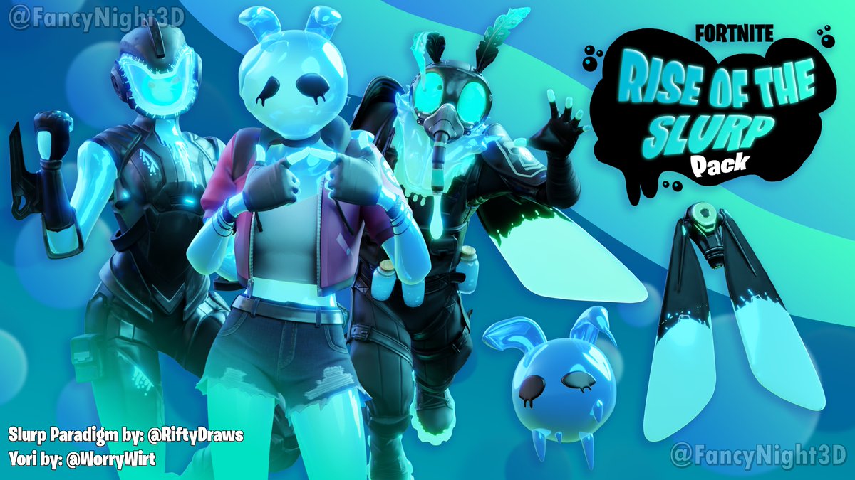 MundaneMourn's tweet image. Rise of the SLURP!
My first cosmetic pack concept!

I saw @/worrywirtWW&apos;s Yori character and the slurp Paradigm concept by @/RiftyDraws and thought that I gotta make a pack with one of my own concepts (Slurp mothmando)
Anyways, hope you all enjoy!
RT&apos;s are appreciated!~💜🖤