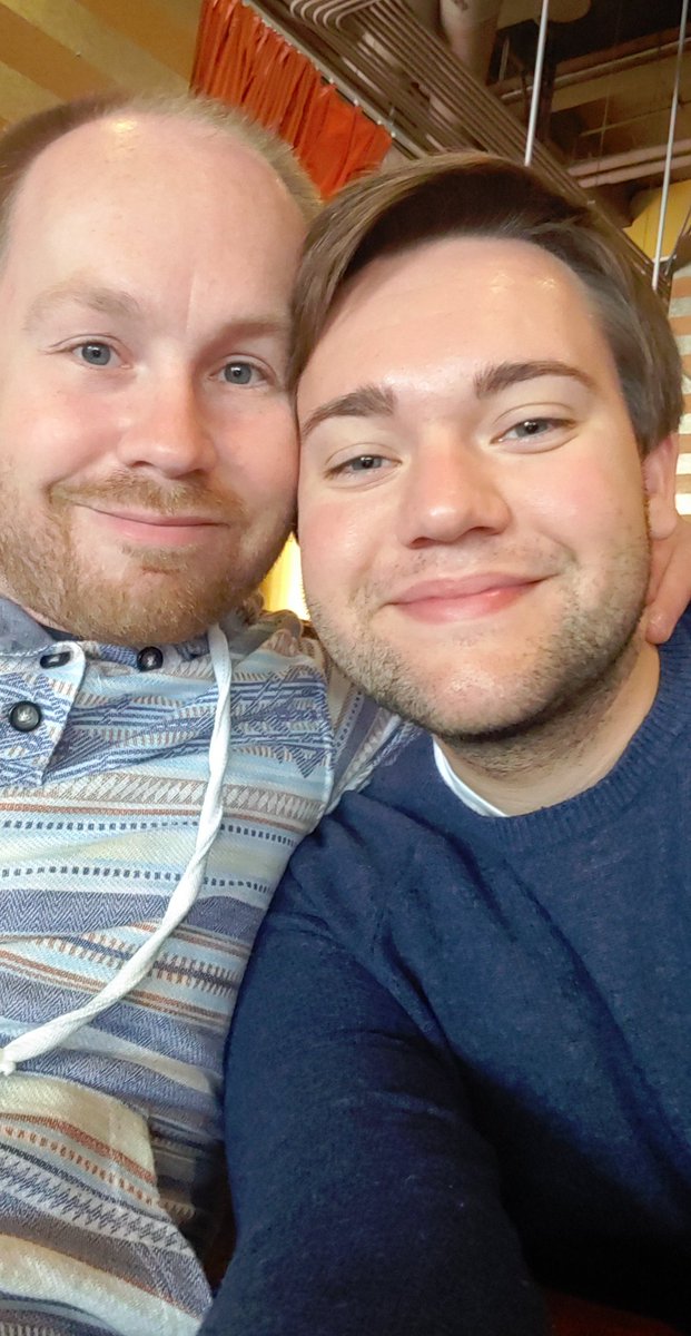 Chris_Veeder's tweet photo. Happy Valentine's Day, Greg (@aredmoon). 💜💙 Life is better together. https://t.co/a82no44uf0
