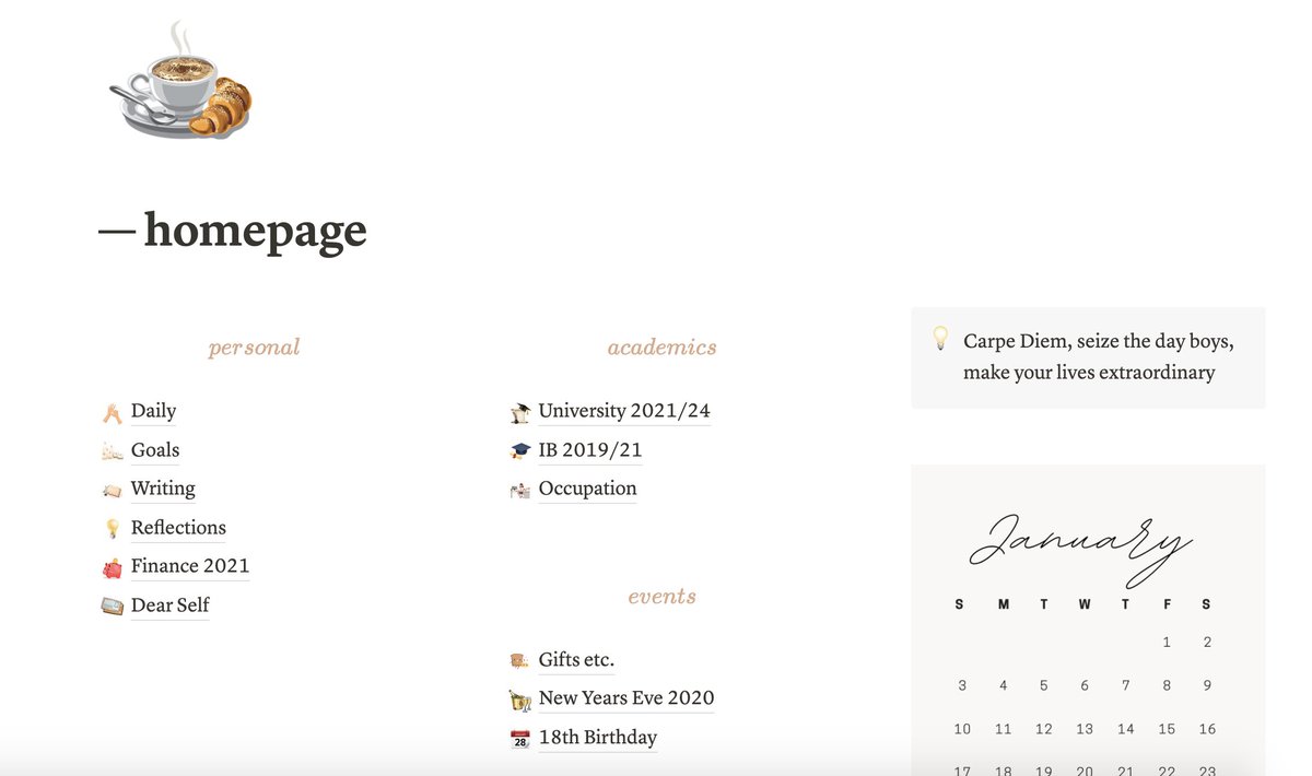 NotionBoost's tweet image. Clean Homepage template

link: notion.so/imshansen/Temp…

#notion #notiontips #notionboost #notiontemplate