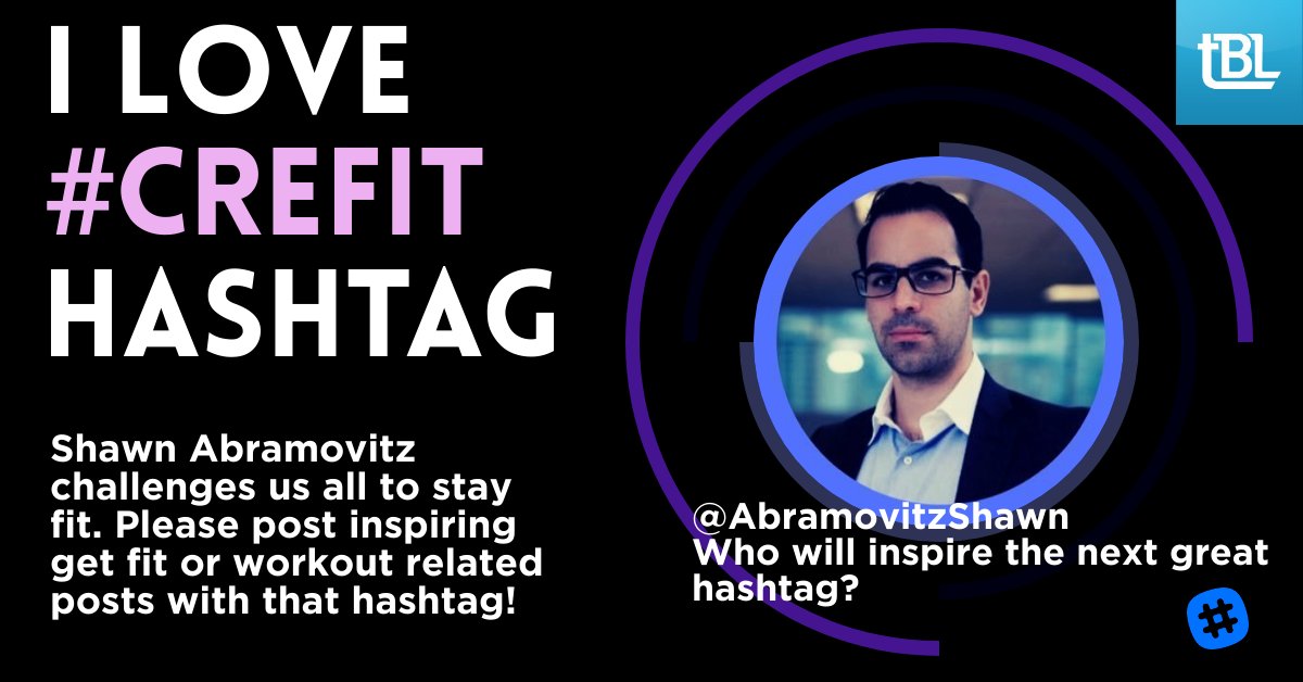 theBrokerList's tweet photo. Thanks @AbramovitzShawn for inspring a great hashtag that will bring us all closer & encourage a positive & important message: #CREFit Please use #CREFit if you want to share a message about how you are staying fit! We love pictures too! 💪🚴♂️🚴♀️🏋️♂️🏋️♀️ https://t.co/PF150Zdrnt