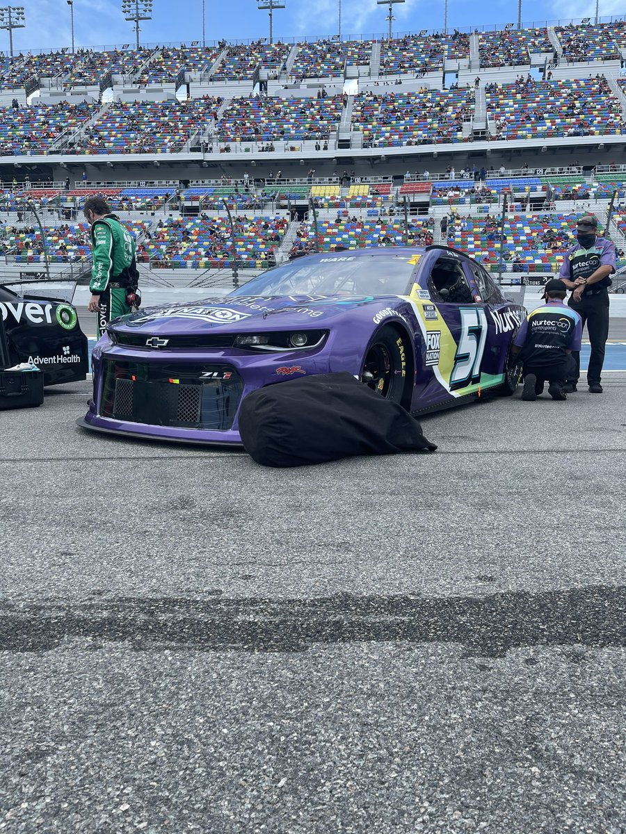 RickWareRacing's tweet image. On the grid and ready to roll here for the biggest race of them all! The @DAYTONA 500! Green flag scheduled for just after 3pm est on @NASCARONFOX! @NASCAR #DAYTONA500