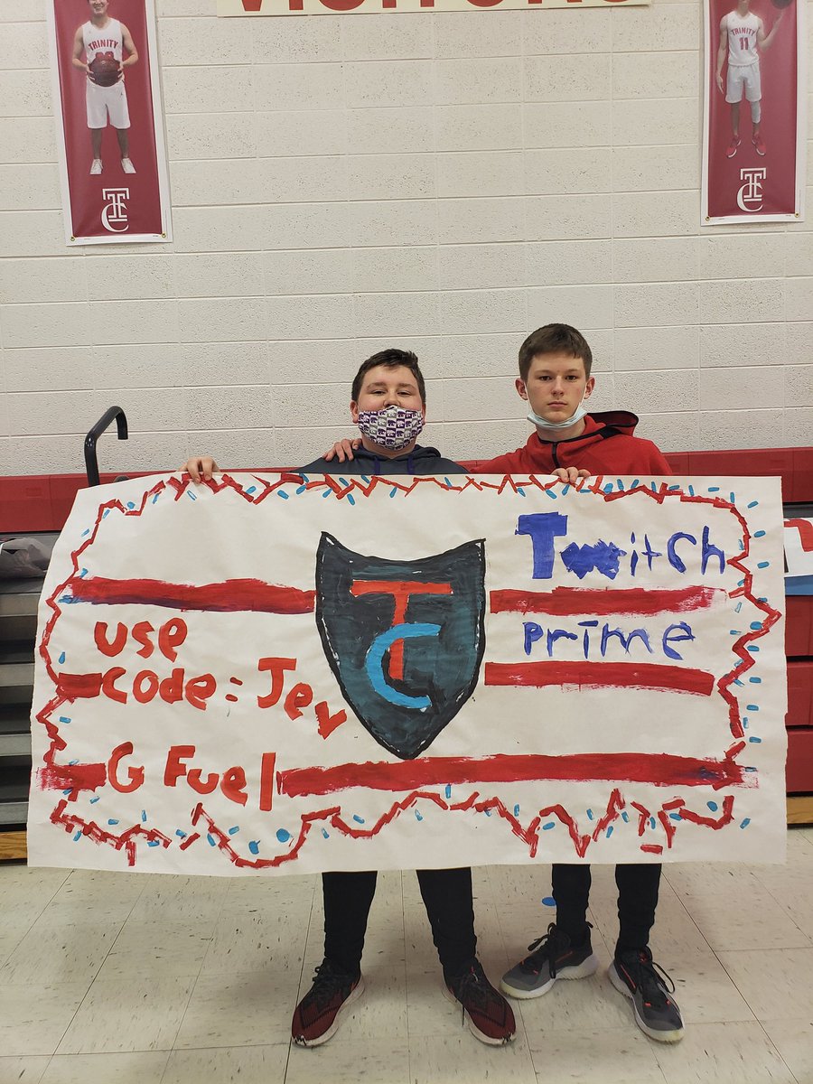 I had to make a poster for homecoming and this is what I made 

I have the mask on 
My name is Gavin