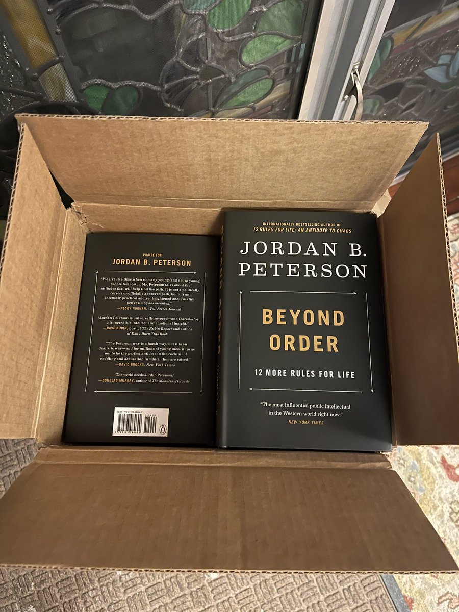 Smidighed pad Hændelse, begivenhed Dr Jordan B Peterson on Twitter: "First copies of my new book. It looks  good. I hope it is good. I can't tell...https://t.co/teqtuP5RRg  https://t.co/cwXbWfpTjd" / Twitter