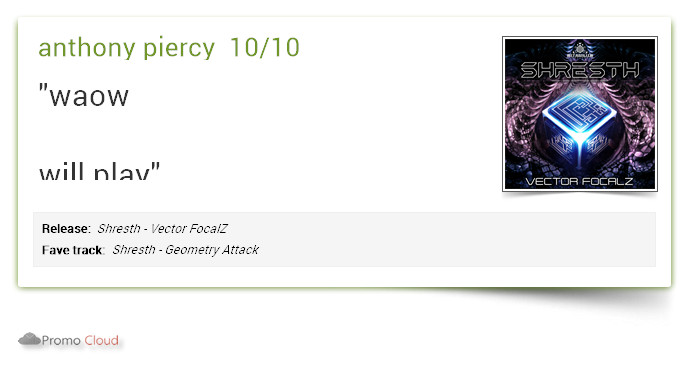MetabolizmR's tweet photo. anthony piercy supports: Shresth - Vector FocalZ 10/10 #newrelease https://t.co/oYFadPAhV1 https://t.co/G0VI1hNixq