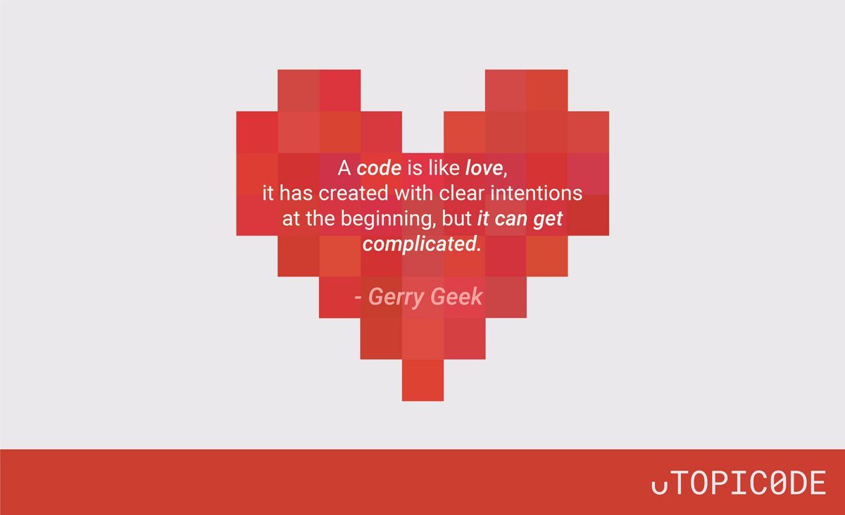 Utopicode1's tweet image. Learning to code is like falling in love, isn&apos;t it? ❤️ 💻

#programming #programmingquotes #programminglove #saintvalentin #dev #developer