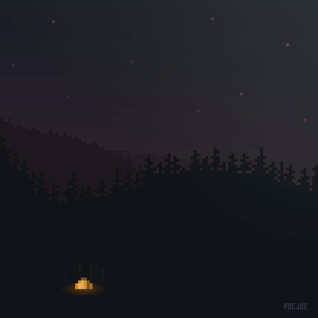 Poejoe_pixelart's tweet photo. "Camping" from #Bitember2020.
.
#bitember #pixelart #pixelartist #illustration #indiegame #gameart #minimalist #minimalistpixelart #art #pixel_dailies #campinglife https://t.co/l0Sb2Gq9up
