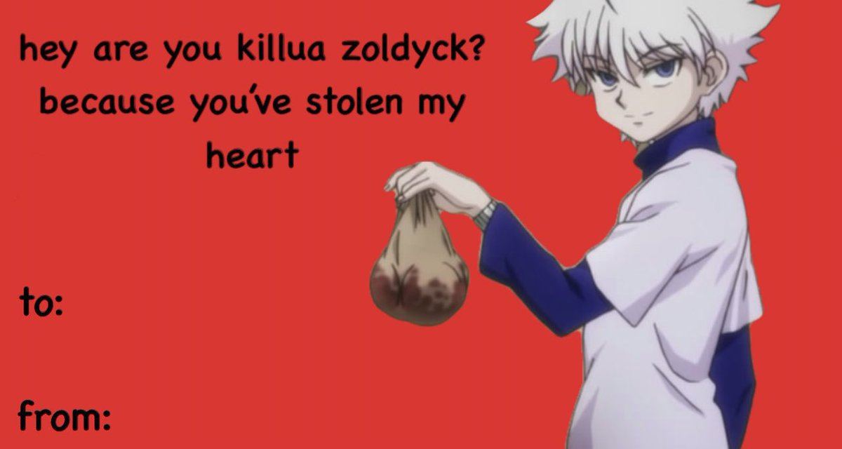 funny anime valentine cards｜TikTok Search