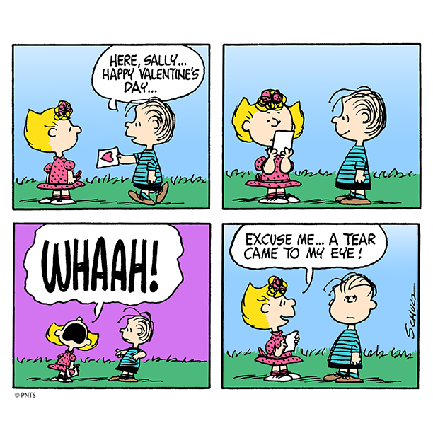 Snoopy's tweet image. Spread love and happiness today and every day #HappyValentinesDay