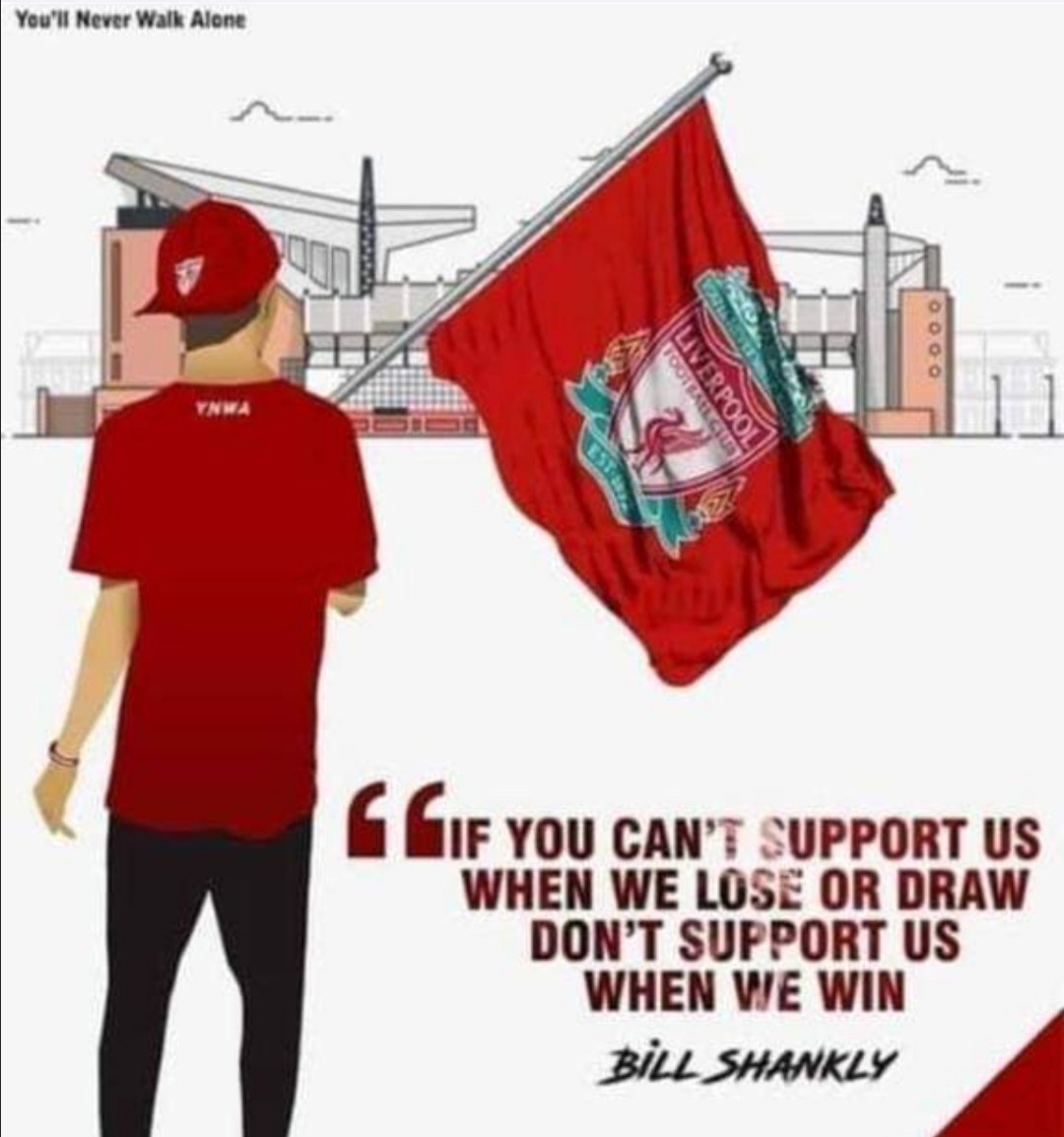 willo_ian's tweet photo. 'We are LIVERPOOL, win, lose or draw.
I've seen it all before.
Dark days of winning nothing, almost going broke,
Days when I felt like I was gonna choke.
Liverpool are special, through good times and the bad,
Jurgen Norbert Klopp is the best we've ever had.'
Up the REDMEN! https://t.co/5UoVSskFy3