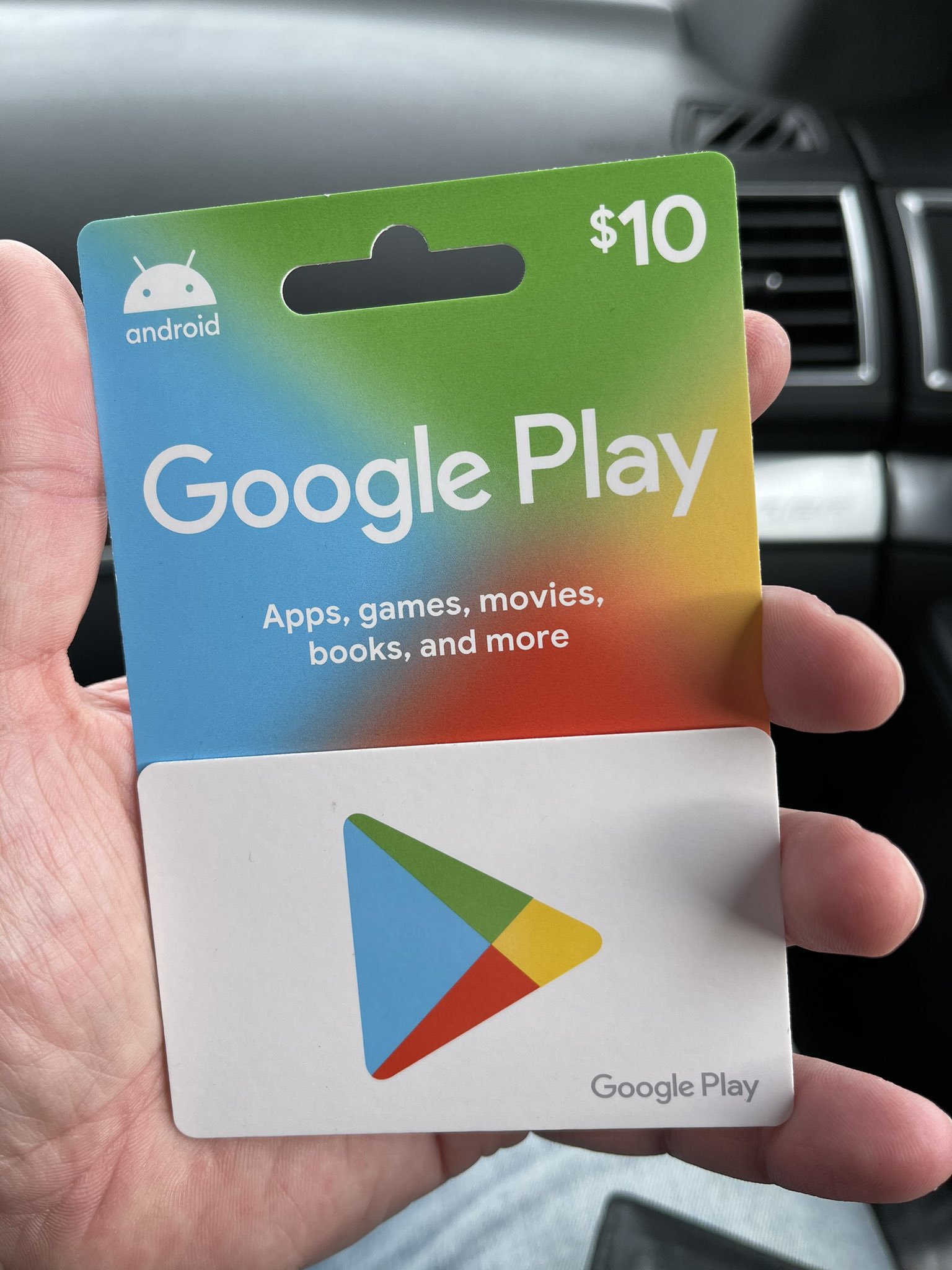  Google Play gift card - give the gift of games, apps