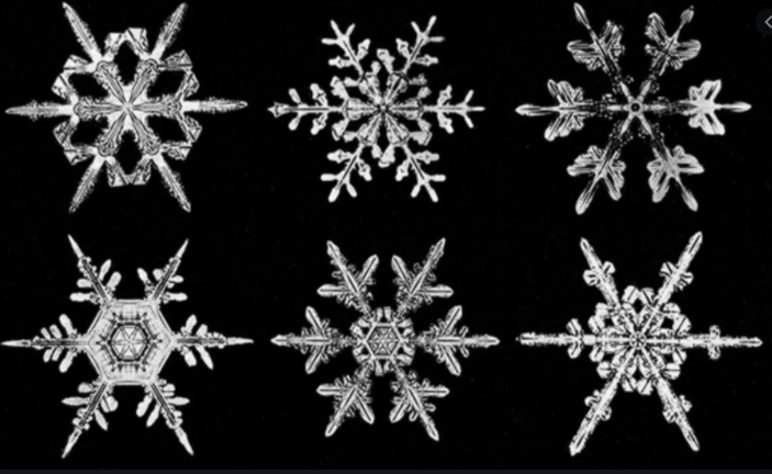 Much more important is the dendritic growth zone (DGZ), the layer of the atmosphere with temperatures between -12 and -18C. In this layer, snowflakes grow as dendrites, which can easily clump together into aggregates, which contain a lot of air, increasing the ratio 4/