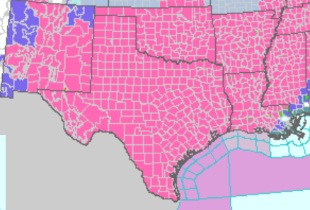 misternaxal's tweet photo. I don't know if this has happened in my lifetime, but I know it's not happened in my adult life; for reference, I'm a Gen Xer. All 254 counties in Texas are under a Winter Storm Warning. Dalhart to South Padre Island, El Paso to Texarkana. #txwx https://t.co/cc1fYMHjhQ