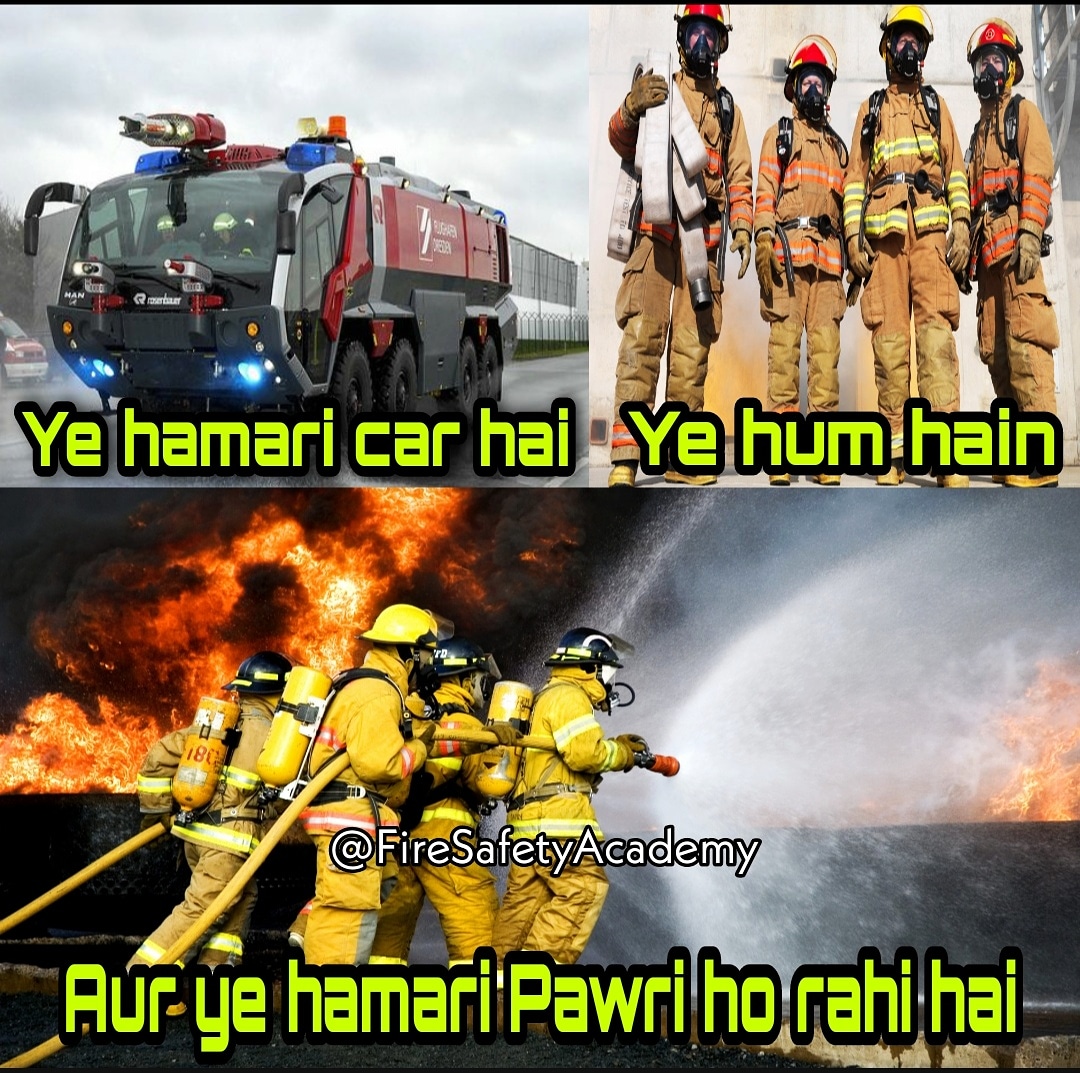 FireSafetyAcad's tweet photo. #pawrihoraihai 🔥🚒👨🚒😜
#pawri #pawrihorihai #pawrihorahihai #fireservice #firedetection #safetyfirst #fire #firetruck #firesafety #indianfirefighter #arff #firebrigade #firedepartment #fireandrescue #delhifireservice #indianfireservice #rescue #fireman #bravefirefighters https://t.co/k8qtnk4792