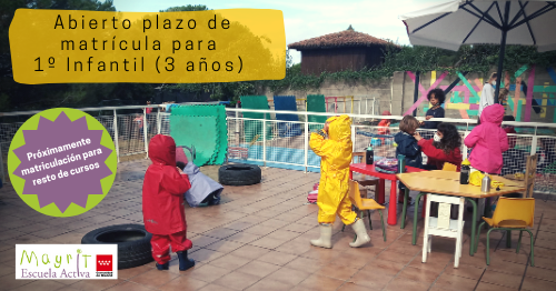 MayritActiva's tweet photo. CURSO 2021 - 2022. MATRÍCULA ABIERTA.

Si buscas una escuela para tu/s hijx/s, es probable que Mayrit sea su/vuestro sitio. Más info: https://t.co/fOt9eMrcAH https://t.co/chCmRwzGHW
