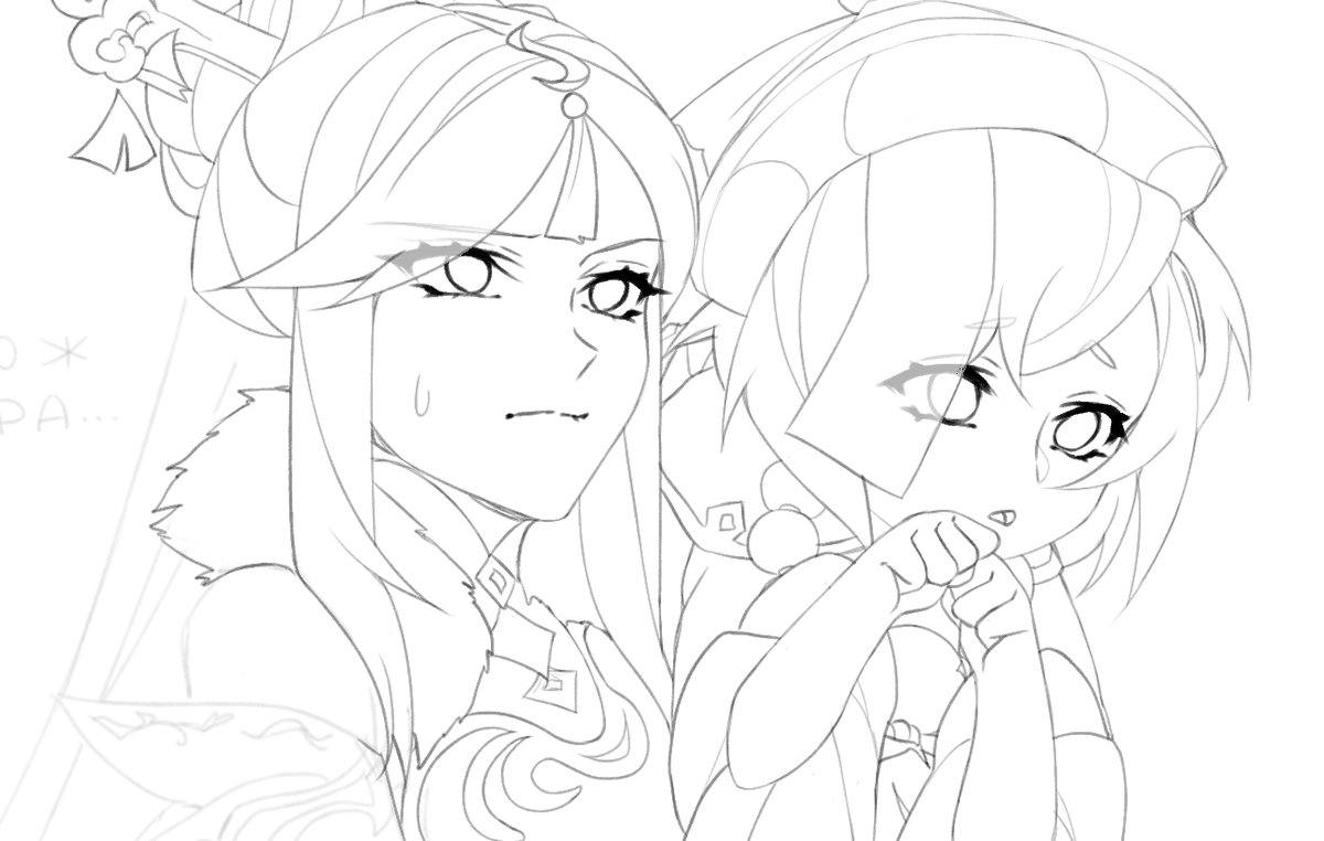 _anvari_'s tweet photo. #genshin_impact #genshinimpact #ningguang #qiqi #WIP 

Мне выпала ЦиЦИ! Готовлю арт с ней и матерью отряда 😊 https://t.co/gptRsXHfLB