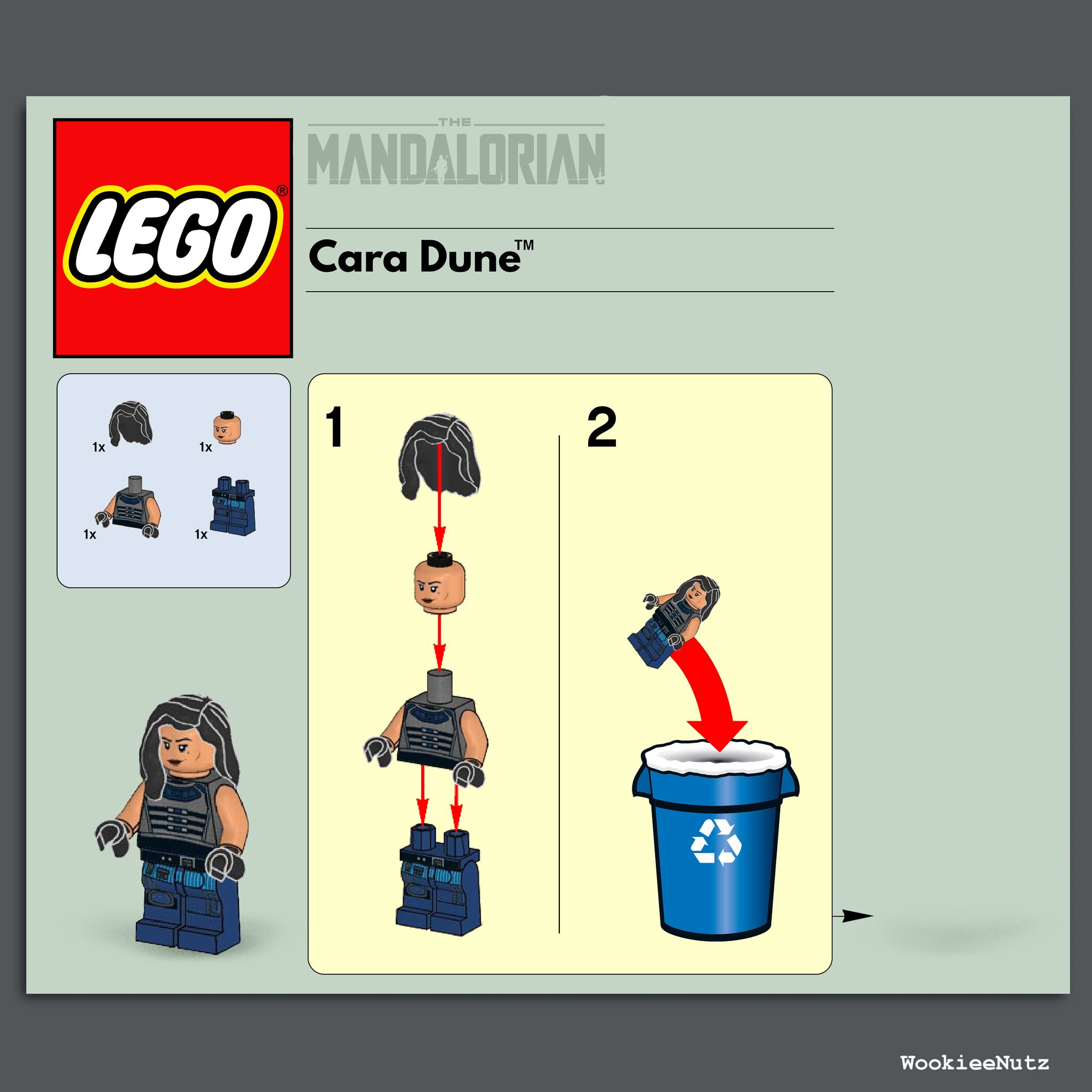 Cara dune lego figure hot sale