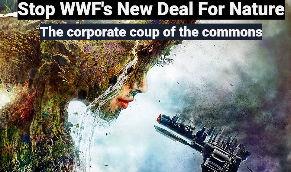 The #NewDealForNature would involve 'the total transformation of the global economic system for the creation of new markets, thereby salvaging the failing capitalist system that is destroying our shared futures and all life on Earth'. 

@nodealfornature 

nodealfornature.wixsite.com/english/