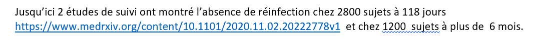 34/n Des études de suivi portant sur la Covid19 montrent aussi que les réinfections, même à plus de 6 mois sont rares et généralement plus bénignes que les primo-infections. Les réinfections plus graves sont probablement exceptionnelles.
