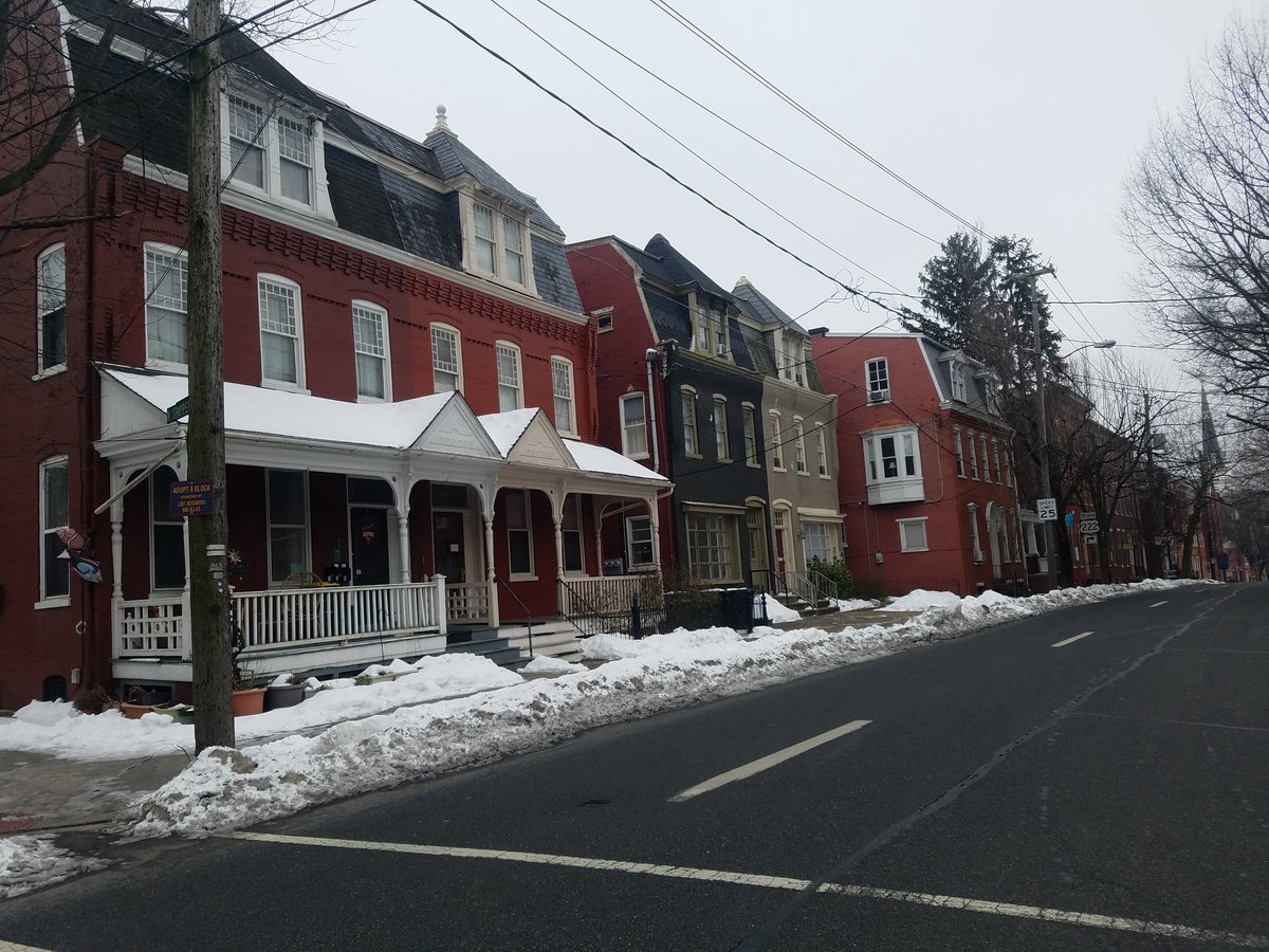 Today, we found the amazing intersection of Orange St and Shippen St. You may look at these pictures, and assume they are from different parts of Lancaster, but this is one intersection.The oldest is from the 1760, and the first mayor lived there. Another is a duplex rental.