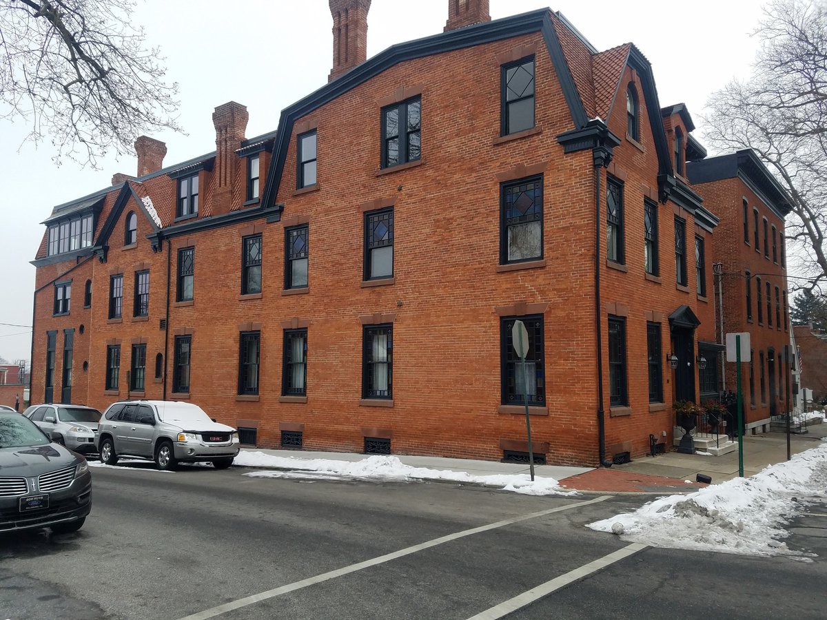 Today, we found the amazing intersection of Orange St and Shippen St. You may look at these pictures, and assume they are from different parts of Lancaster, but this is one intersection.The oldest is from the 1760, and the first mayor lived there. Another is a duplex rental.