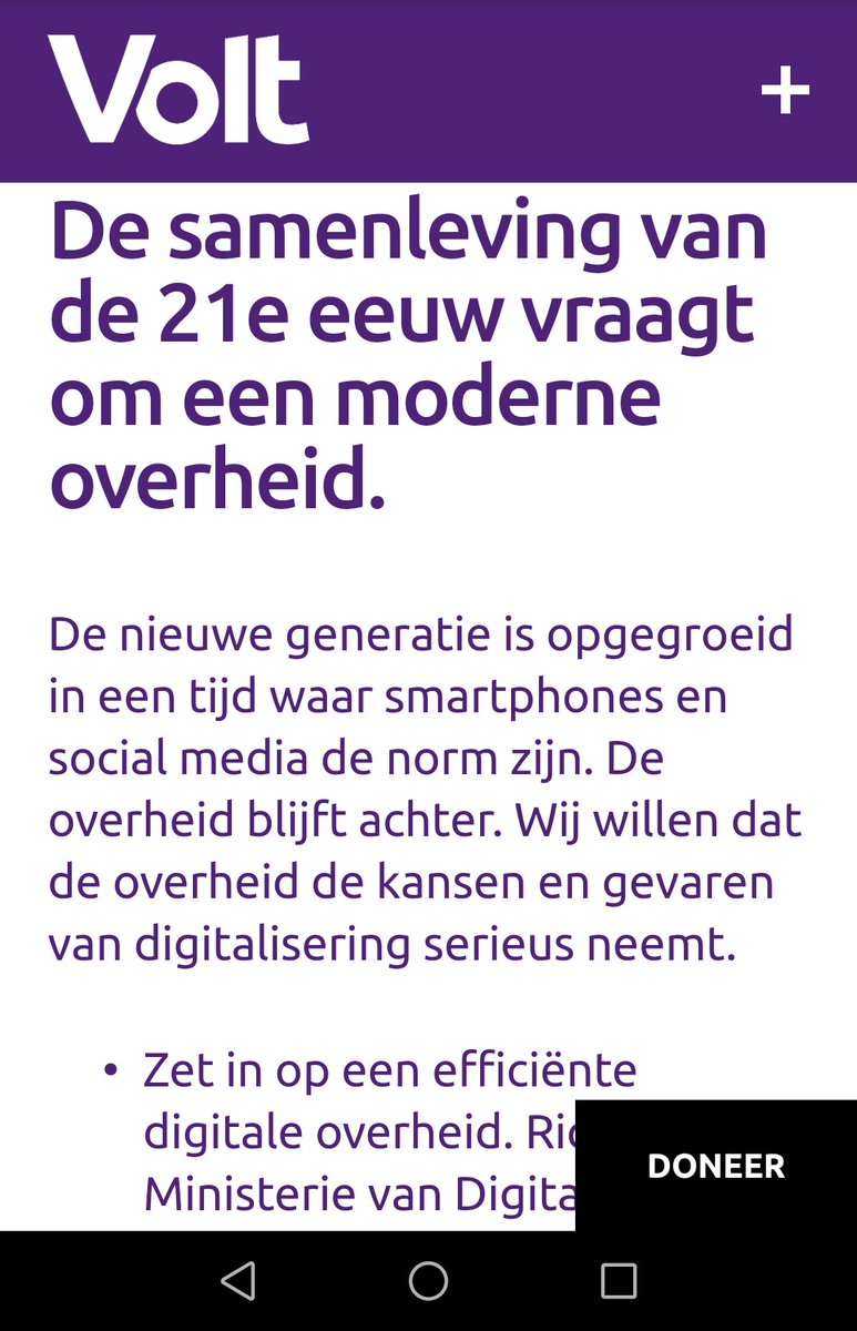 VoltAmsterdam's tweet photo. Lubach zegt het! Tijd voor een overheid die niet achter de feiten aanloopt. Kijk voor onze standpunten over een Ministerie van Digitale Zaken naar het verkiezingsprogramma op https://t.co/YUXQQB0jUL https://t.co/AHQYtwSzqS