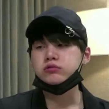 WHEN YOONGI HAS HIS MASK PULLED DOWN AND HIS CHEEKS GET ALL PUFFY AND SQUISH IS A CONCEPT IM PASSIONATE ABOUT — a thread