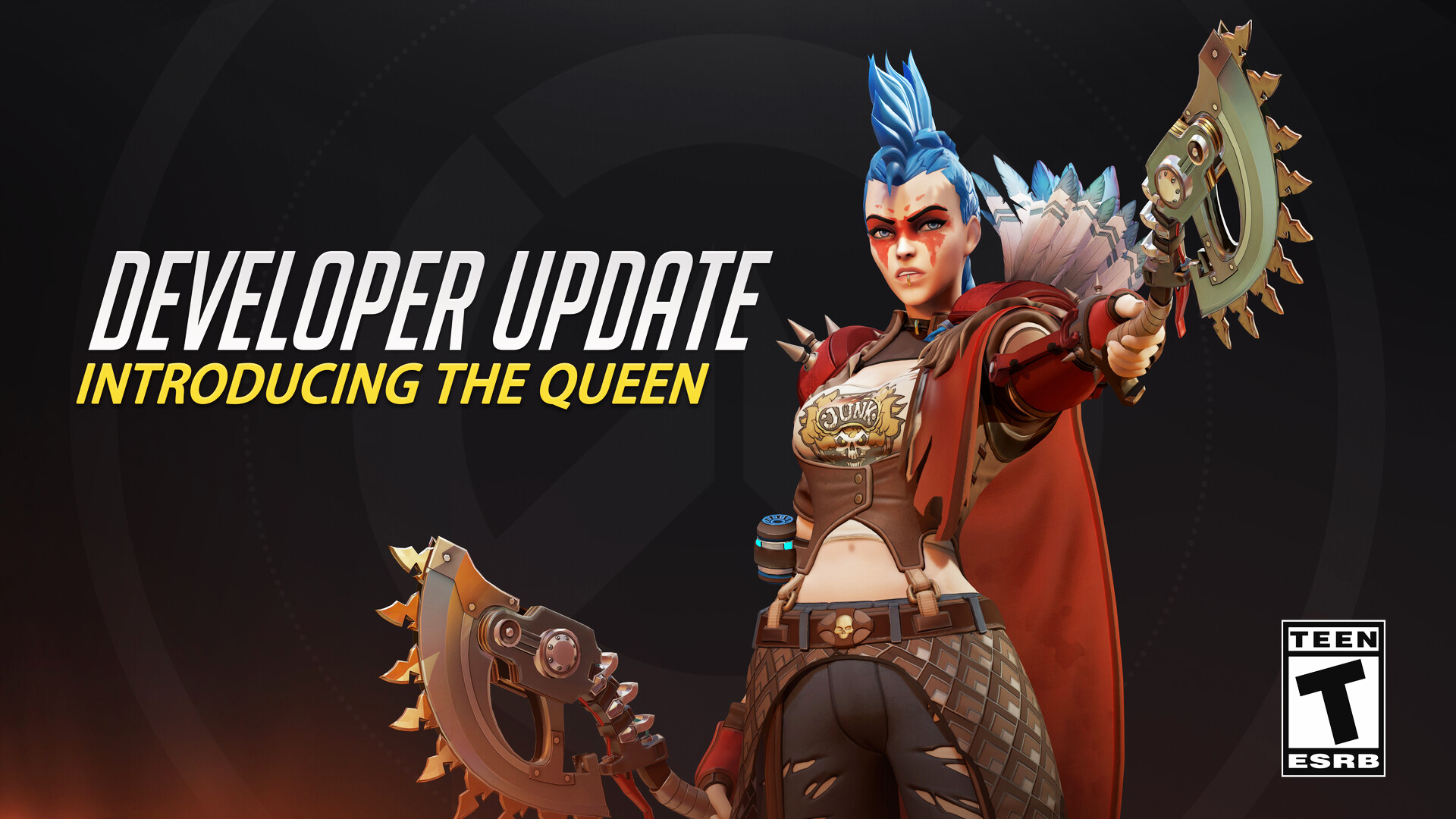 Naeri X 나에리 on X: Overwatch Junker Queen Hero The Queen 👑 Maybe she'll  be making full-fledged appearances in Overwatch 2. Jeff Kaplan has big  plans for the Junker Queen, and she