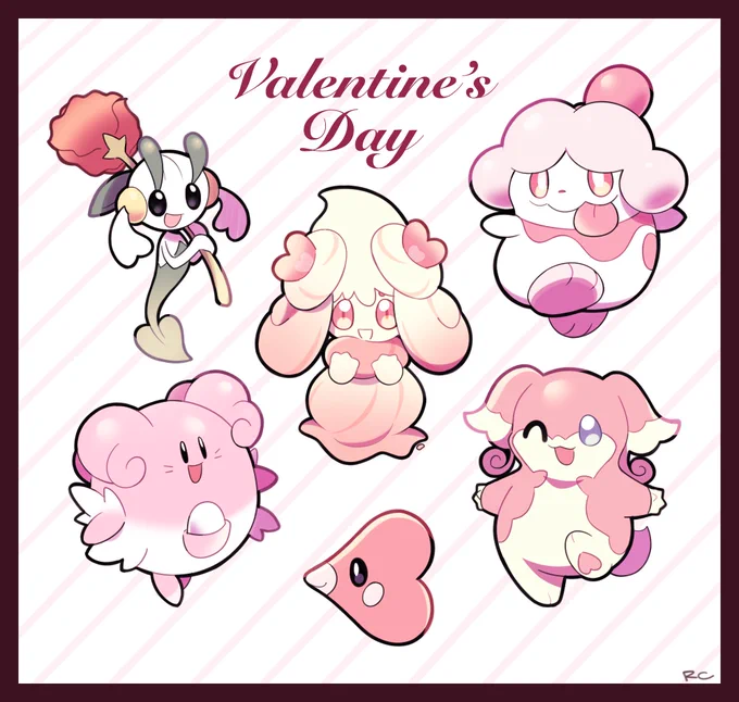Some Pokémon that give me Valentines Day vibes ? 