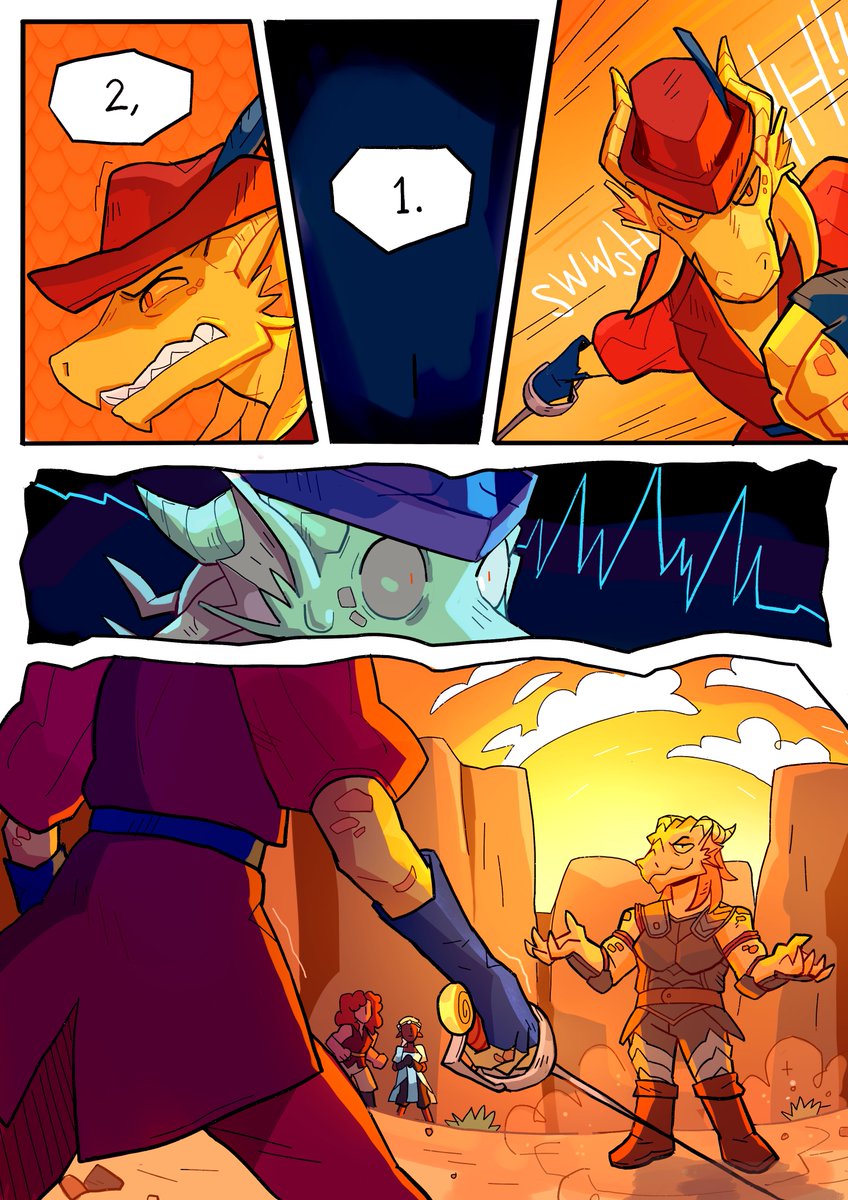 Here's a comic commission for @Cartesia_! This is a scene from her current D&D campaign.
I had a great time drawing this one, it's always a pleasure working with you!