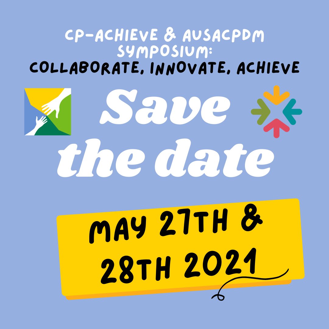 CpAchieve's tweet image. The purpose of this symposium is to listen to those with lived experience of cerebral palsy, invite discussion and develop professional networks. A themed approach will be used to deliver info, allowing participants to be actively involved in learning and engaging. #savethedate!