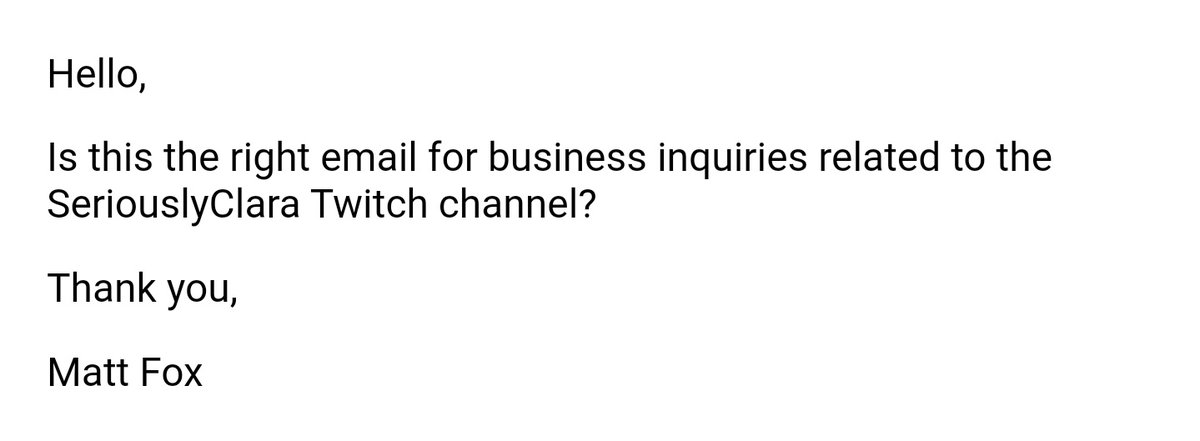 It was innocuous and mentioned nothing so I responded "Indeed!" because I get a lot of emails that look like this just wanting advice on talking to PR or inviting me to a panel/podcast.  Why is gamora.
