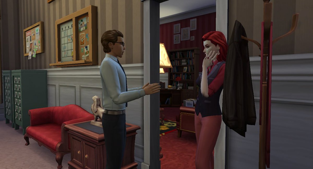 HWHSims's tweet photo. White House Chief of Staff --Maxitaxi-- and National Security Advisor -Bray.x having a discussion near the COS office. (14/02/2021) https://t.co/iVxl6OYZW9