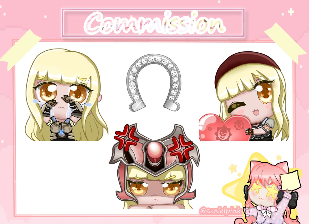 New emotes y badget para la linda de <a href="/Macsita04/">𝕚𝕞𝕒𝕔𝕤𝕚𝕥𝕒 💕</a> ! Espero te hayan gustado Bonita ♡♡♡ #emotes #twitchemotes