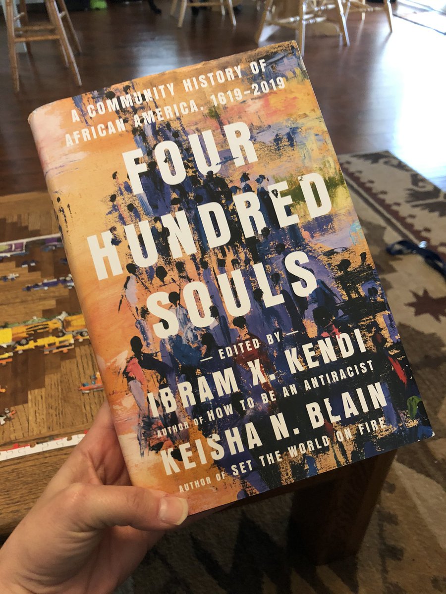 Book 18: I am obsessed with the structure of this book. So many wonderfully written essays and poems. Powerful. I need others to read this because I want to talk favorite parts, writings and learnings!  #400souls