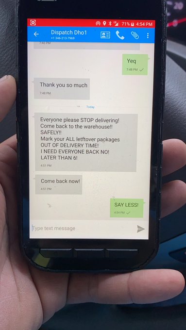 Say less... #amazondriver #amazondelivery https://t.co/KfnE2CAKMF<a href="/tag/amazondriver"class="tags">&#35;amazondriver</a><a href="/tag/amazondelivery"class="tags">&#35;amazondelivery</a>