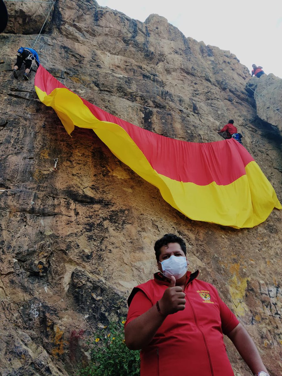 Marcelo13201735's tweet photo. Hoy visitamos a nuestros amigos que practican el deporte de rápel, en la zona de Rumy Campana, el compromiso también es de fomentar y apoyar todo tipo de deporte. https://t.co/hVumZ8tSCO