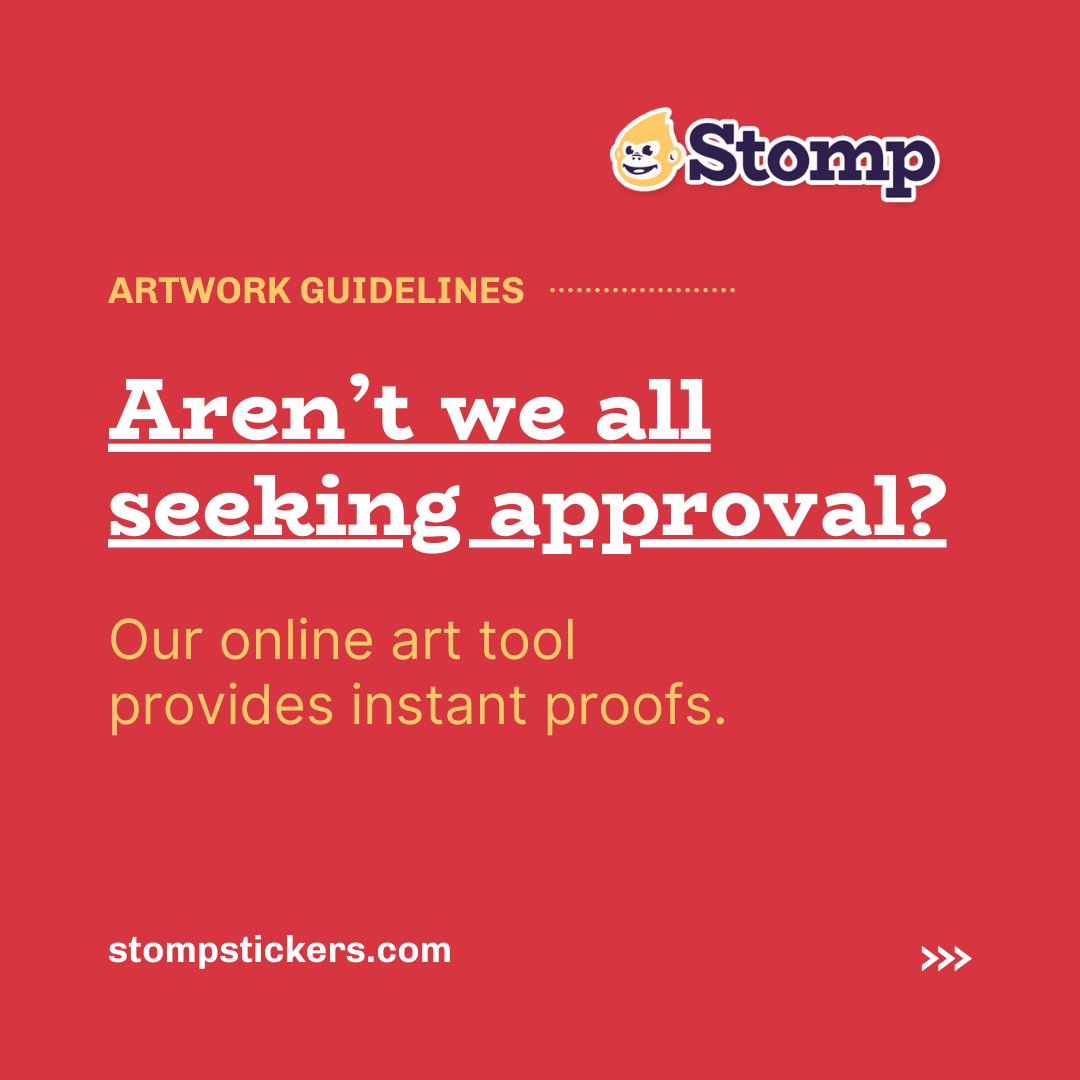 stompstickers's tweet image. At Stomp we don&apos;t do anything without your approval. Once you approve your final art and complete your cart purchase, we immediately begin printing.

#arttool #beststickers #printablestickers
