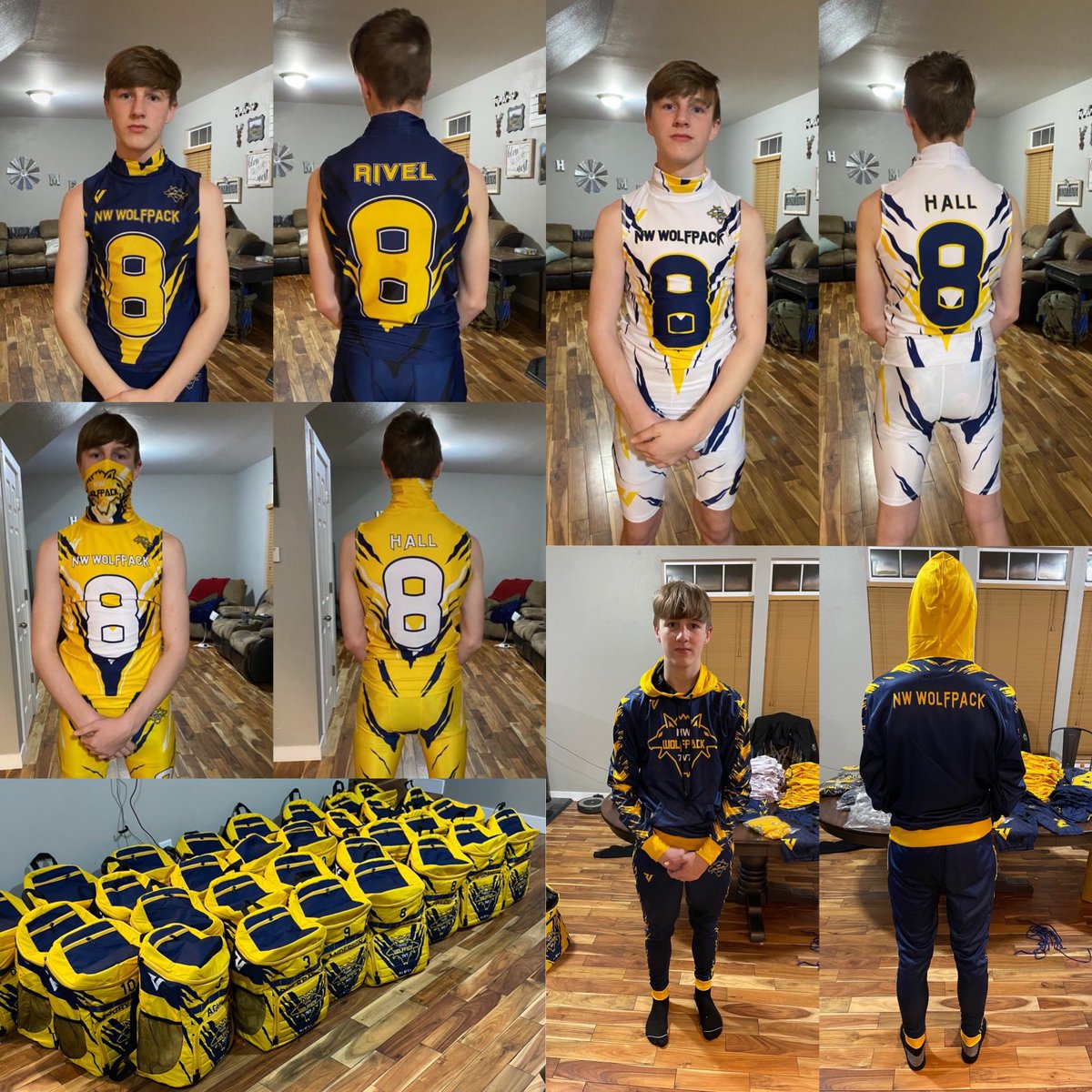 NWWolfpack7v7's tweet photo. OH BOY!!! Itโs #DripSzn for the boys in the program!!! S/O to @RivelAthletics for always lacing the NW Wolfpack! Home, Away AND alternate jerseys?!? SHEESH!!! ๐ง ๐ง ๐ง
-
-
-
#NWWolfpack #FootballFamily #GetBusy #NextLevel #ItsBiggerThanFootball #Drippy #DripSzn ๐๐๐ https://t.co/zesX1tPOU3