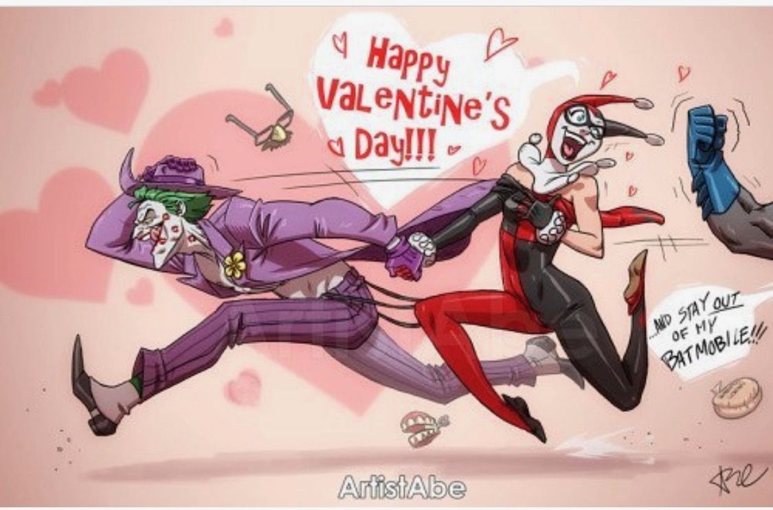 HarleyQuinnRoll's tweet photo. // Feliz San Valentin 2021 💞 https://t.co/b9H7AtZqoT